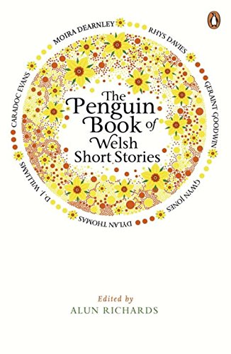 Penguin book cover with yellow floral design, title “The Penguin Book of Welsh Short Stories”.