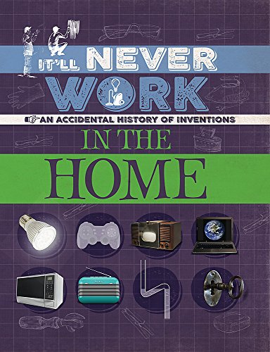 Book cover with household inventions and text “In the Home.”