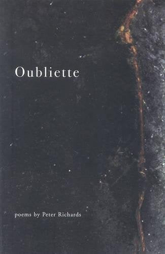 Black book cover with white text: "Oubliette" and author's name.