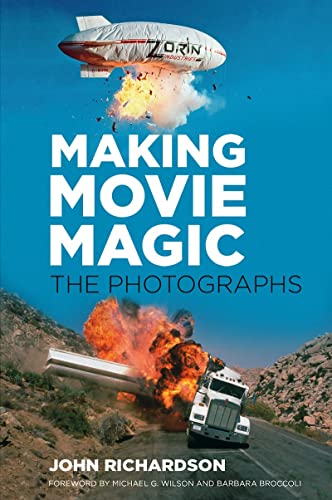 Book cover: "Making Movie Magic," featuring explosions and a blimp.