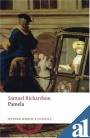 Book cover for Pamela by Samuel Richardson featuring a historical painting of a carriage.