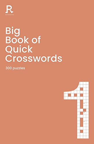 Cover of a crossword puzzle book with a large number "1".