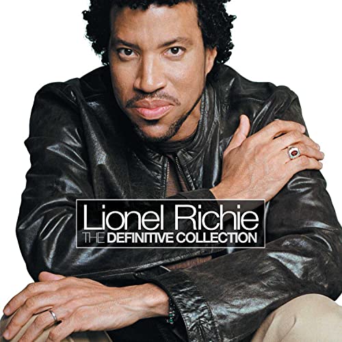 Lionel Richie portrait on album cover, “The Definitive Collection.”