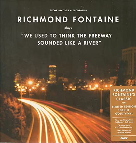Richmond Fontaine album cover with a blurred nighttime freeway scene.