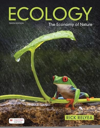 Textbook cover featuring a red-eyed tree frog on a leaf, rain falling.