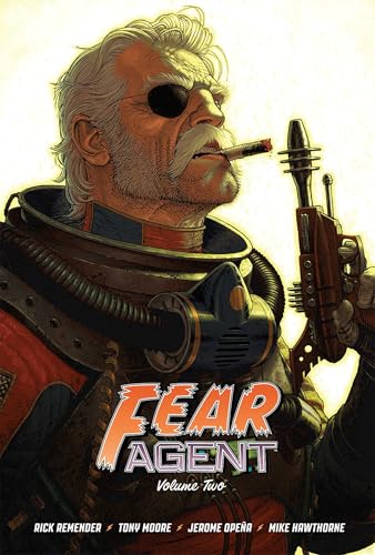 Comic book cover featuring a grizzled man with an eyepatch and sci-fi gear.