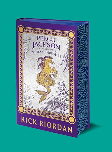 Purple book cover with a golden illustration of a mermaid and horse.