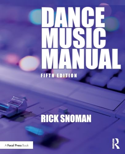 Book cover: “Dance Music Manual” fifth edition, with DJ equipment.