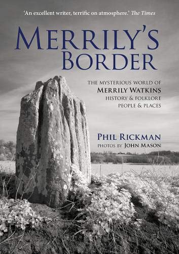 Book cover for Merrily's Border featuring a large standing stone in a rural landscape.