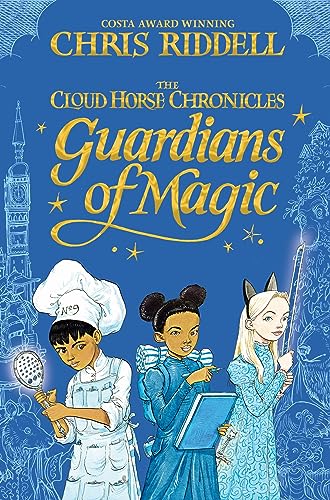 Book cover featuring three children and a whimsical, illustrated style.