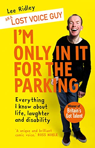Book cover with a smiling man and bold orange text on yellow.