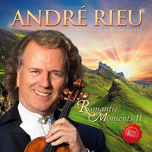 André Rieu album cover featuring the musician with a violin and landscape.