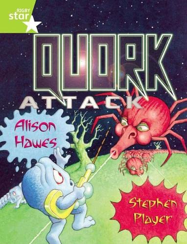 Book cover: "Quork Attack" featuring alien creatures in space.