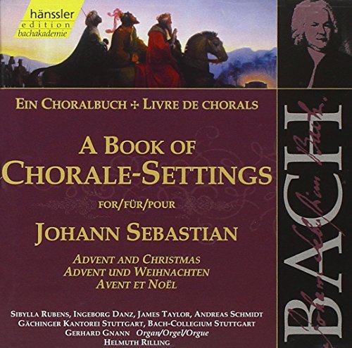 CD cover for Bach’s “A Book of Chorale Settings,” Advent and Christmas.