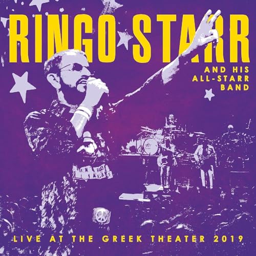 Ringo Starr album cover featuring a purple and yellow color scheme.