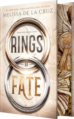 Book cover: āRings of Fateā with overlapping golden and silver rings.