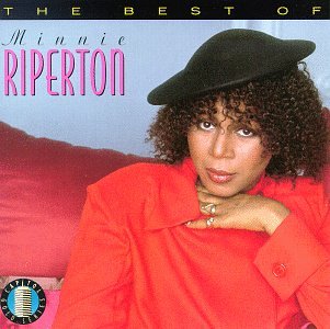 Minnie Riperton album cover featuring a portrait of the singer in red.