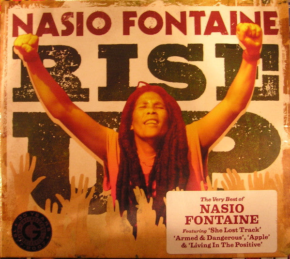 DVD cover for "Rise Up" featuring Nasio Fontaine with raised arms.