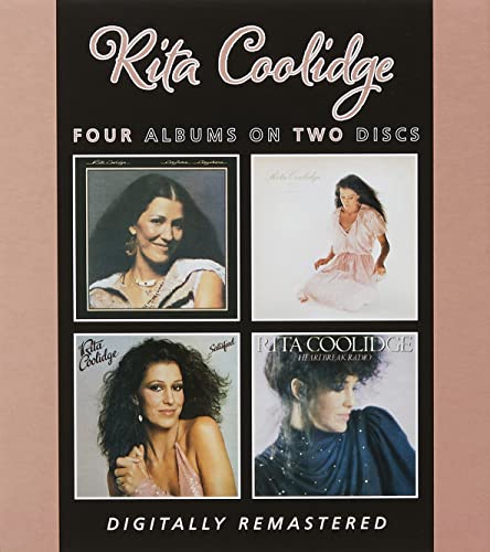 Rita Coolidge CD cover featuring four album artworks of the singer.