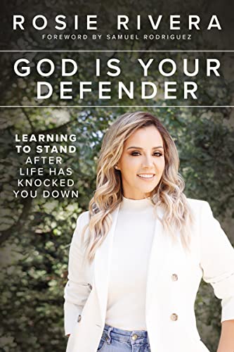 Book cover with author Rosie Rivera and title “God Is Your Defender.”