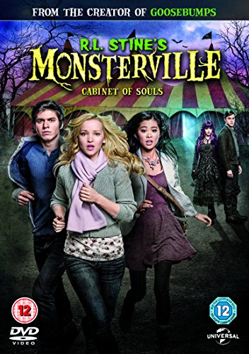DVD cover for "Rl Stine Monsterville" featuring a group of young actors.