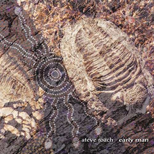 CD cover for Steve Roach’s “Early Man” featuring cave painting imagery.