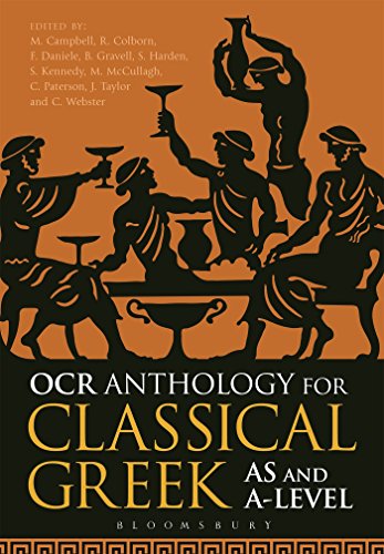 Orange book cover with black silhouettes of ancient Greeks and text.