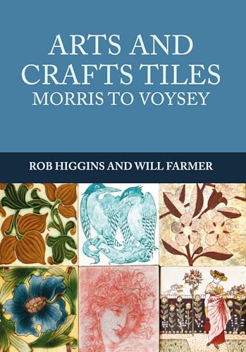 Book cover titled Arts and Crafts Tiles featuring a grid of six decorative tiles.