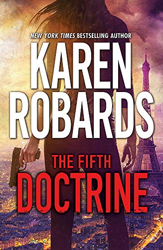 Book cover featuring a woman holding a gun with the Eiffel Tower backdrop.