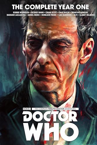 Cover of “Doctor Who: The Twelfth Doctor Complete Year One” graphic novel.