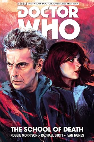 Doctor Who comic book cover featuring the Twelfth Doctor and Clara Oswald.