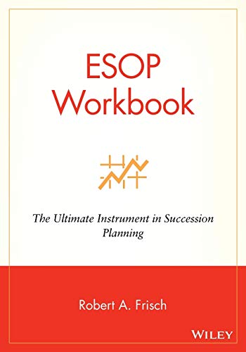 Red and white book cover with "ESOP Workbook" title and author name.