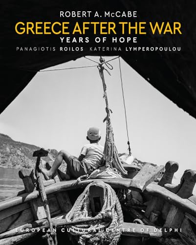 Book cover: "Greece After the War," showing a boy resting on a boat.