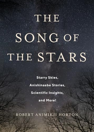 Book cover with starry night sky and large white title text.