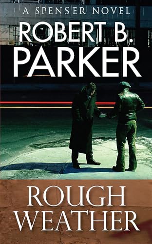 Book cover: “Rough Weather” by Robert B. Parker, two men in coats.