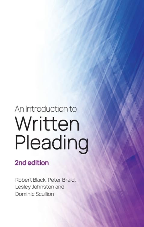 Book cover: “An Introduction to Written Pleading,” 2nd edition.