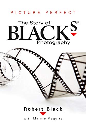 Book cover for "Picture Perfect: The Story of Blacks Photography" with film strip.