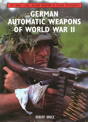 Book cover: German WWII automatic weapons, soldier with machine gun.