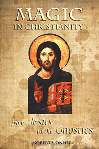 Book cover: "Magic in Christianity" featuring an icon of Jesus.