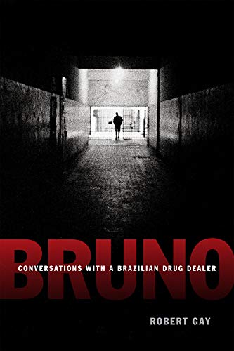 Book cover: dark tunnel, lone figure, red title "Bruno" and author name.