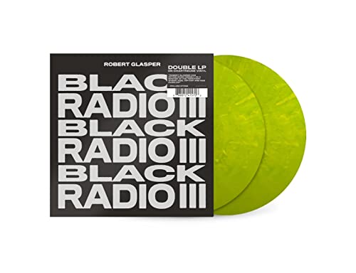 Robert Glasper’s “Black Radio III” double vinyl record with chartreuse discs.