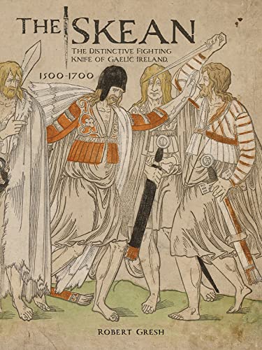 Book cover depicting four historical figures with Irish fighting knives.