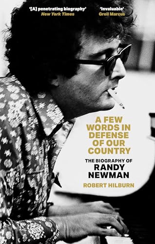 Book cover featuring Randy Newman, biography by Robert Hilburn.