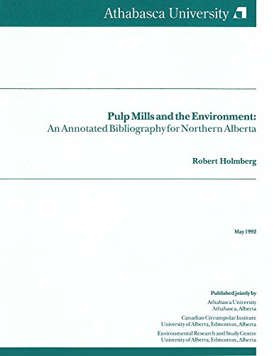 Book cover: "Pulp Mills and the Environment" by Robert Holmberg, 1992.