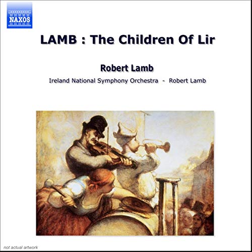 CD cover for Robert Lamb’s “The Children of Lir” with painting.