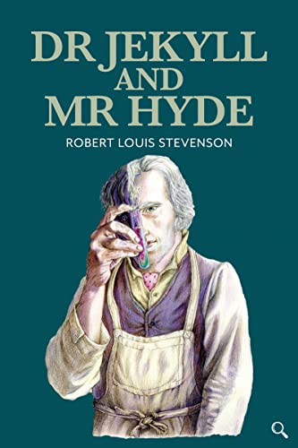 Book cover showing a man in an apron holding a test tube against a teal background.
