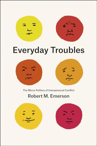 Book cover with illustrated faces expressing various negative emotions.