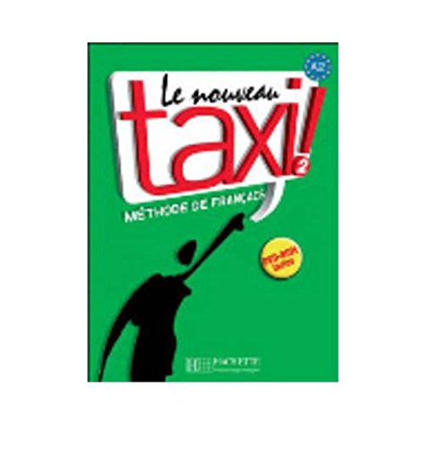 Green textbook cover with red "taxi" text and a silhouetted figure.