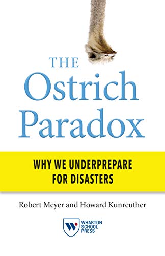 Book cover: "The Ostrich Paradox" with an ostrich foot image.