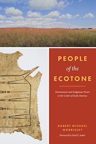 Book cover with landscape, historic hide painting, and red title text.